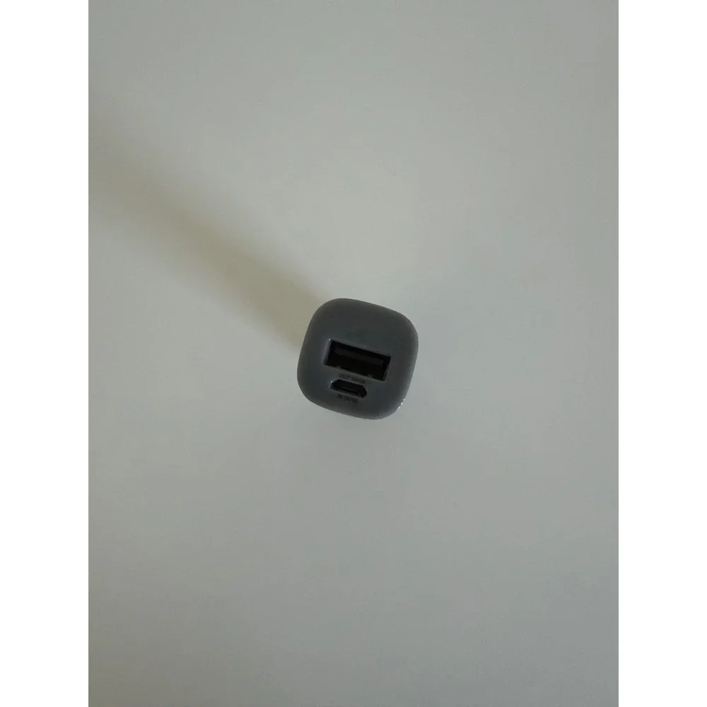 Portable Power Bank External Battery Compact USB Charger Matte Black 5V 1A